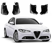 Брызговики для авто комплект 4 шт Alfa Romeo Giulia 2016-2023 ( передние и задние) AVTM