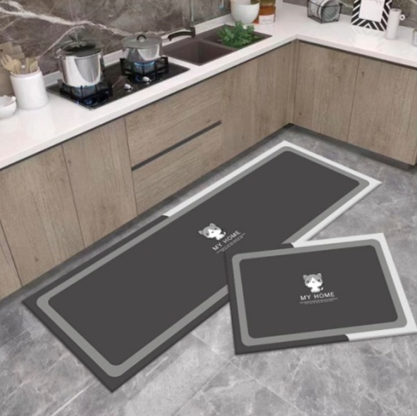 Швидковисихний нековзний килимок прямокутний 50*80 см//D-56, фото 1