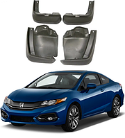 Брызговики для авто комплект 4 шт Honda Civic седан 2012 -2016 (передние и задние )