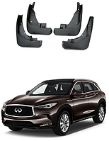 Брызговики для авто комплект 4 шт Infiniti QX50 2018-2023 (передние и задние )