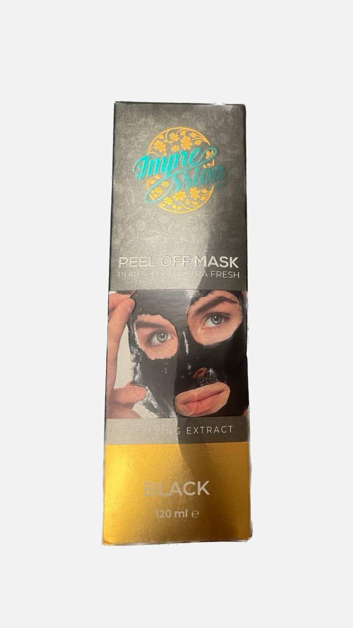 Маска-плівка для обличчя освіжна зволожувальна чорна Impression 120 г Peel off mask