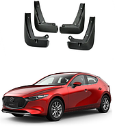 Брызговики для авто комплект 4 шт Mazda 3 хетчбек 2019-2023 (передние и задние )