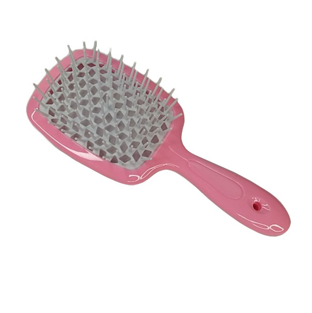Гребінець HollowComb SUPERBRUSH PLUS, Рожевий - Білий