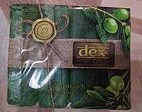 Мило тверде шматкове Dex оливкова олія Туреччина В упаковці 4 шт. по 150 грамів = 600 грамів
