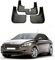Брызговики для авто комплект 4 шт Peugeot 301 2012- 2023 ( Передние и задние )