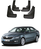 Брызговики для авто комплект 4 шт Skoda Octavia A7 2012-2017 ( Передние и задние )