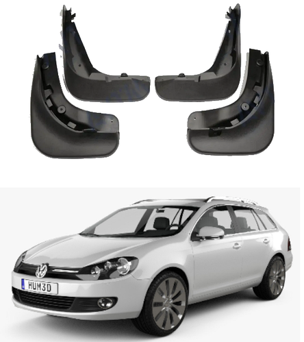 Брызговики для авто комплект 4 шт Volkswagen Golf 6 Variant 2008-2012 ...