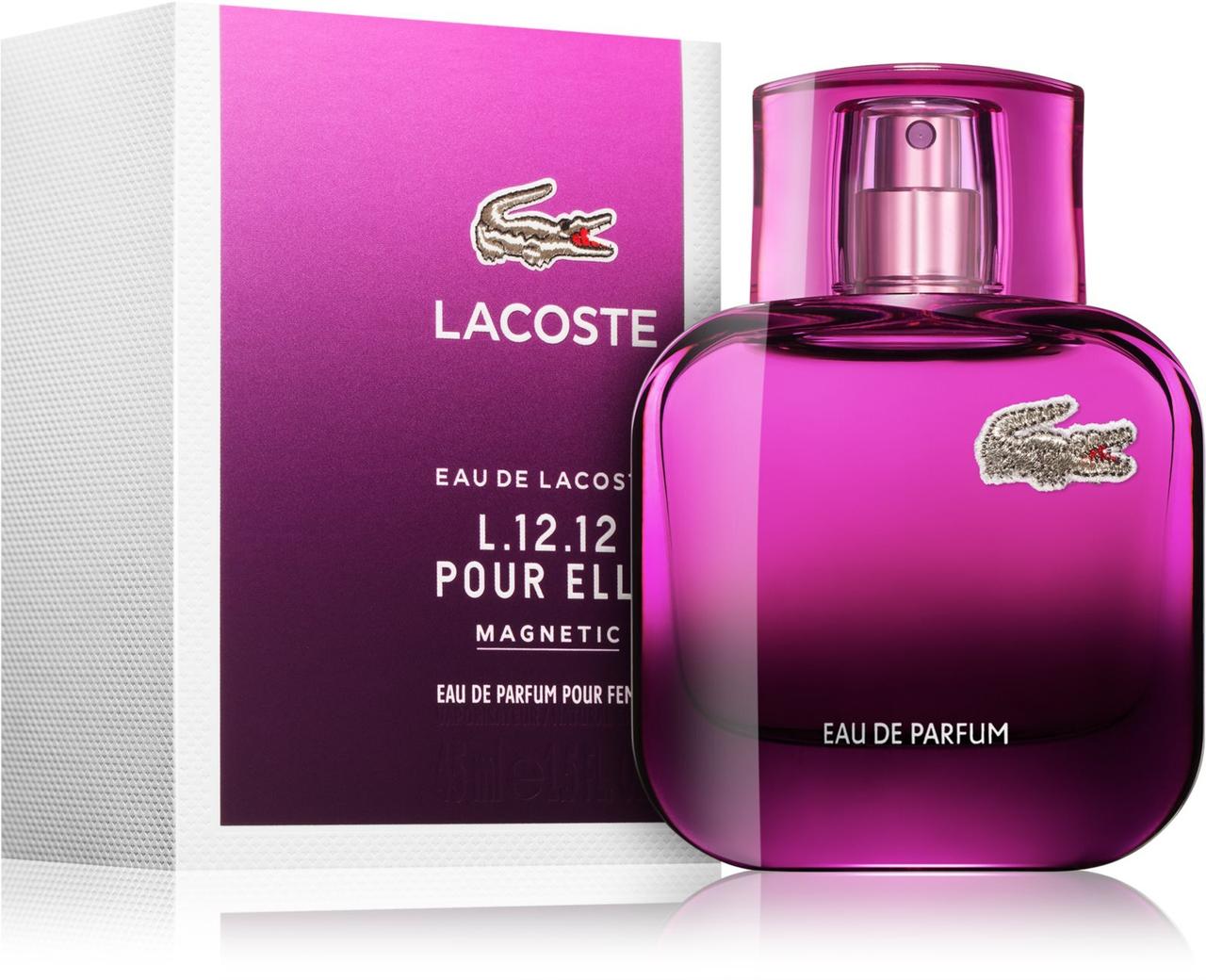 Парфумована вода для жінок Lacoste Fragrances Eau de Lacoste L.12.12 Pour Elle Magnetic 45 мл