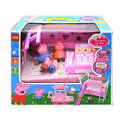 Ігровий набір "Свинка Пеппа з сім'єю" Bambi YM88-08 у коробці, World-of-Toys