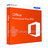 Microsoft Office Professional 2016 коробкова версія (SKU-269-16814)