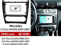 Переходная рамка для Mercedes-Benz W203 2004-2007, CL203 2008-2011, W209 2005-2009, W463 2006-2012