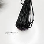 Паперова кручена рафія чорна, 2 мм, фото 2