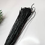 Паперова кручена рафія чорна, 2 мм, фото 3