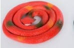 Змія гумова червона довжина 85 см