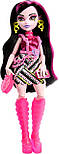 Monster High Draculaura HNF78 Лялька Монстр Хай Дракулаура Шафа з секретами Неон, фото 5