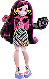 Monster High Draculaura HNF78 Лялька Монстр Хай Дракулаура Шафа з секретами Неон, фото 6