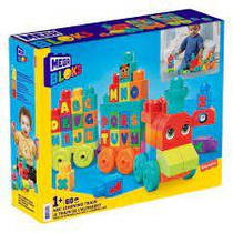 Конструктор Поїзд з буквами Fisher-Price Mega Bloks (DXH35) 60 дет.