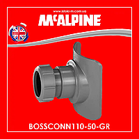 Муфта вертикальная (врезка) для канализационных труб 110/50 мм BOSSCONN110-50-GR McAlpine