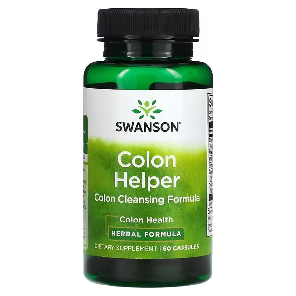 Очищення кишківника Colon Helper 60 капс Swanson США