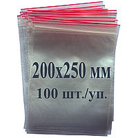 Пакет із застібкою Zip lock 200*250 мм