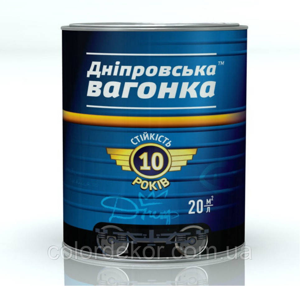 Емаль Дніпровська Вагонка Пф-133 (Зелена) 0,85 л