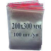 Пакет із застібкою Zip lock 200*300 мм