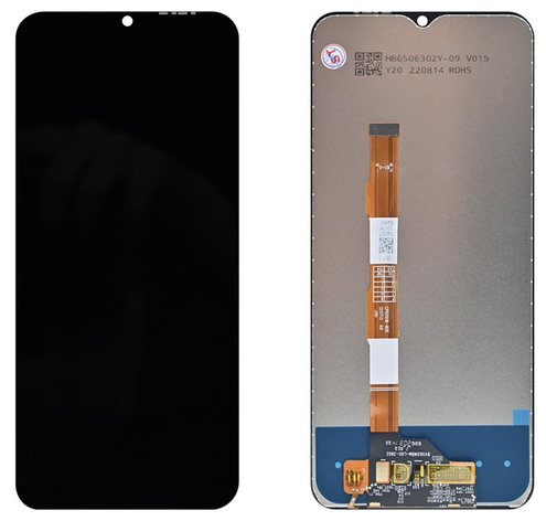 Дисплей (екран) для Vivo Y21 2021/Y21s + тачскрин, чорний, фото 1