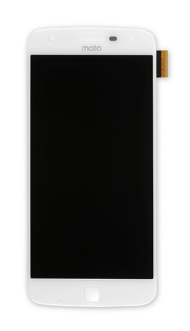 Дисплей (екран) для Motorola XT1635 Moto Z Play + тачскрин, білий, OLED, гарної якості, фото 1