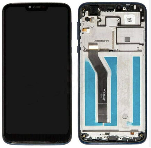 Дисплей (екран) для Motorola XT1955-1-2-4-7 Moto G7 Power + тачскрин, чорний, EU Verison, 154 mm, з передньою, фото 1