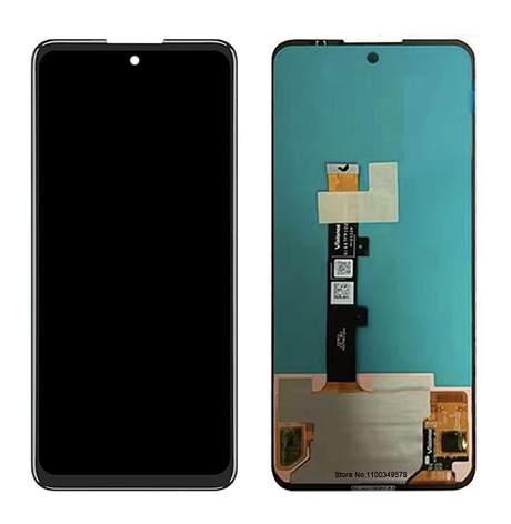 Дисплей (екран) для Motorola XT2139-1 Edge 20 Lite/Edge 20 Fusion + тачскрин, чорний, OLED, оригінал (597), фото 1