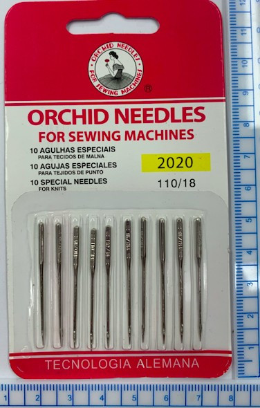Голки ORHID NEEDLES до побутових машин №110/18 Польща, фото 1