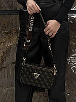 Женская сумка Guess The Snapshot Bag Brown (коричневая) красивая модная сумочка torba0214