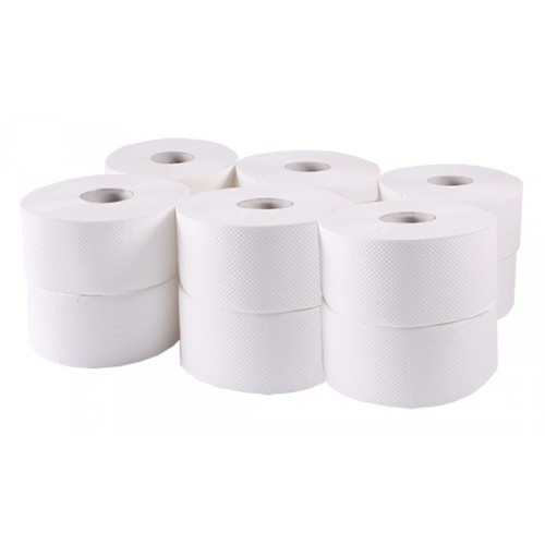 Туалетний папір "Джамбо" біла 2-шарова Wells 100м.