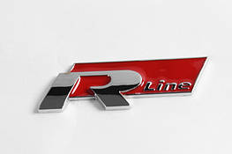 3D эмблема R-LINE - Цвет красный