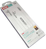 Навушники XO EP43 Black 1.2 м з Мікрофоном, фото 4