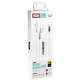 Навушники XO EP43 Black 1.2 м з Мікрофоном, фото 3