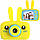 Дитяча фотокамера цифрова Жовтий Baby Photo Camera Rabbit Х-500, фото 3