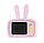 Дитяча фотокамера Baby Photo Camera Rabbit цифрова з автофокусом Х-500, фото 3