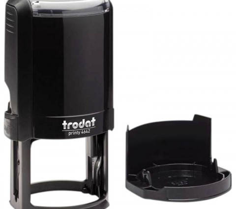 Оснащення для круглої печатки пластикова 42мм Тродат (4642) (ID ...