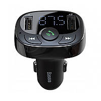 Car Charger | Wireless MP3 | FM Transmitter Baseus (CCTM-01) T Typed (Standard edition) Black CCTM-01