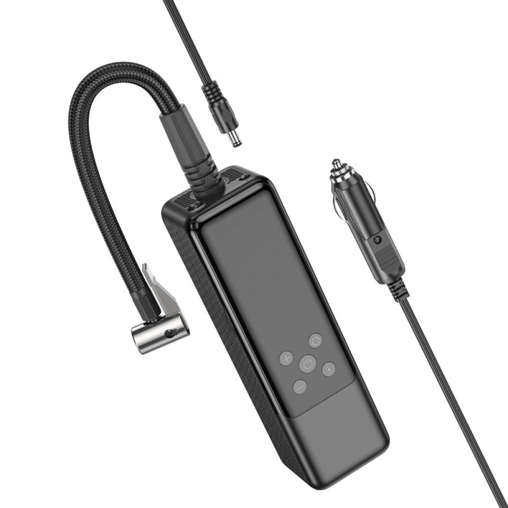 Air Pump — Hoco ZP5 May smart air pump — black, фото 1