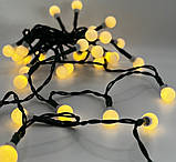 Гірлянда "Змійка-кульки", "Luca Lighting", 3,9 м, 48 LED теплий білий, фото 4