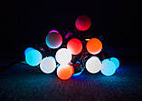 Світлодіодна гірлянда новорічна "Кульки" "Luca Lighting" для прикраси, 7.9 м, 50 LED, кольорова мерехтлива, фото 6