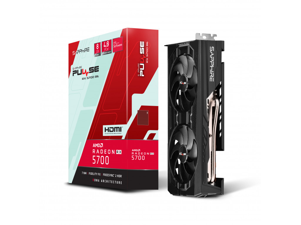 Відеокарта AMD Radeon Sapphire RX 5700 8Gb Pulse (11294-05) (GDDR6, 256 bit, PCI-E 4.0 x16) Б/в - фото 2 - id-p1963885341