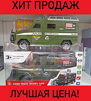 Детский сейф копилка Military Car Safe Box копилка для денег детская.