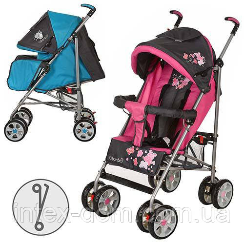 Дитяча коляска-тростина BAMBI M 2105-2R (Червона) з футкавером