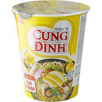 Лапша быстрого приготовления Cung Dinh 65г (Вьетнам) с курицей и грибами