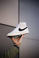 Женские кроссовки Nike Blazer Mid 77 White Black