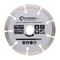 Диск отрезной сегментный, алмазный INTERTOOL CT-1001