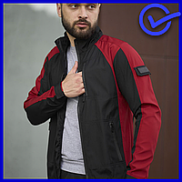 Молодіжна демісезонна вітровка Intruder SoftShell iForce для чоловіків, чоловіча осінка куртка червоного кольору